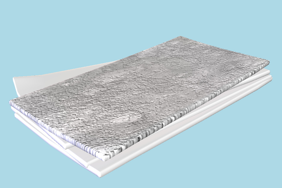 Paper Napkins Stacked 3d model