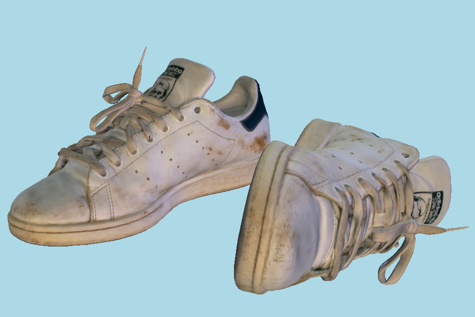 Adidas Old Shoes Stan Smith 3d model