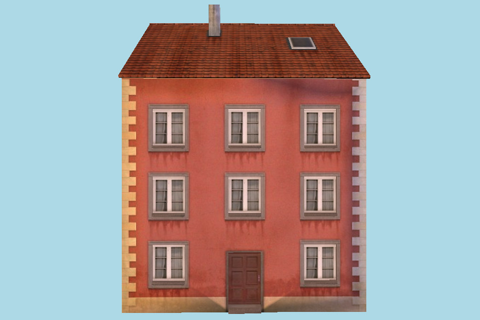 Apartment House 3d model
