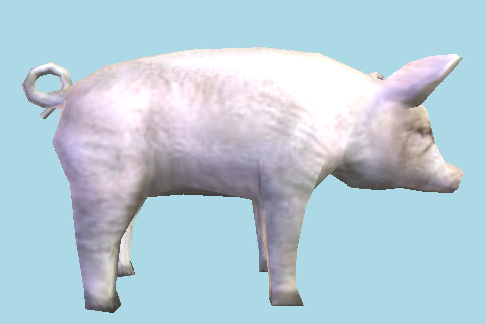 Harry Potter & The Chamber of Secrets Pig Low-poly 3d model