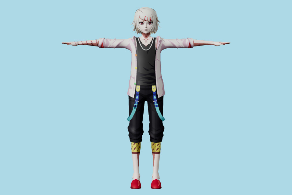 Tokyo Ghoul Re Birth - Juuzou Suzuya 3d model