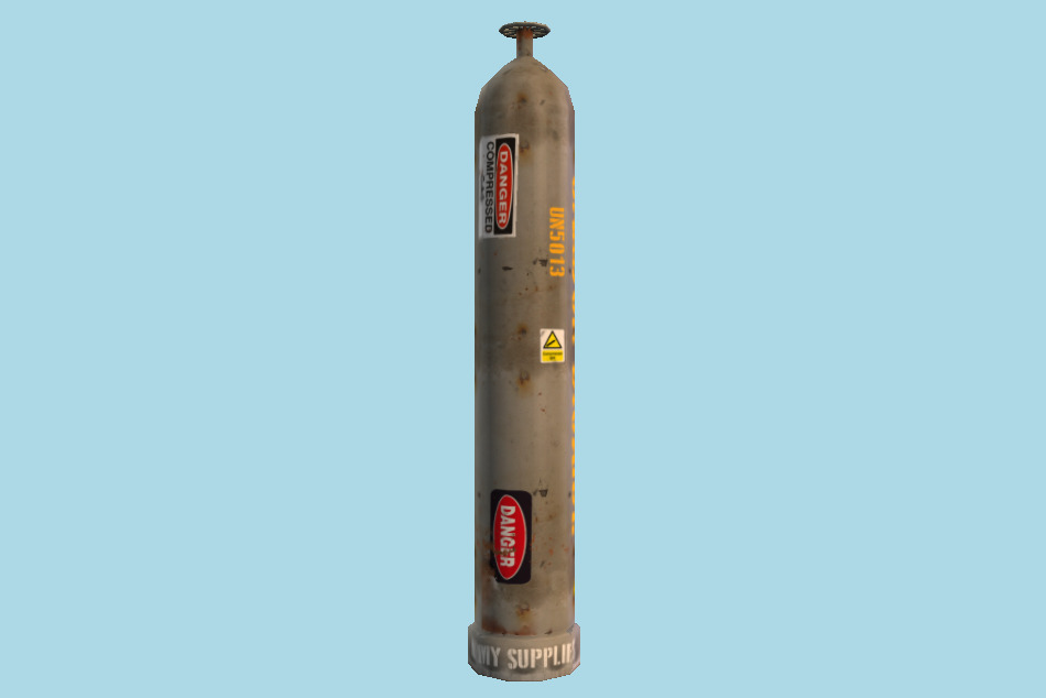 Gas Bottle 3d model