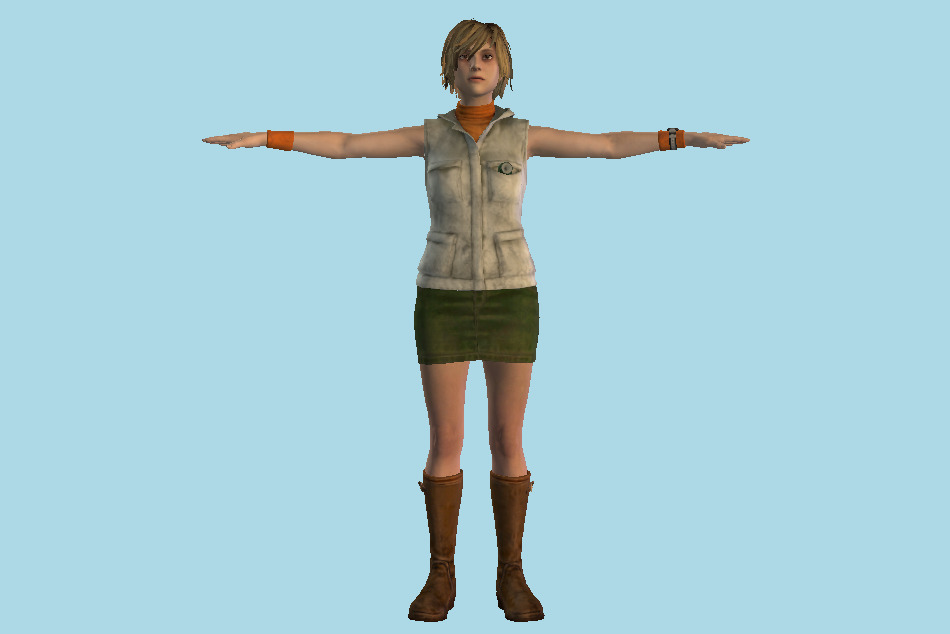 Silent Hill - Heather Mason Girl 3d model