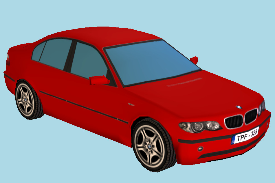 BMW Car 3-Series E46 3d model