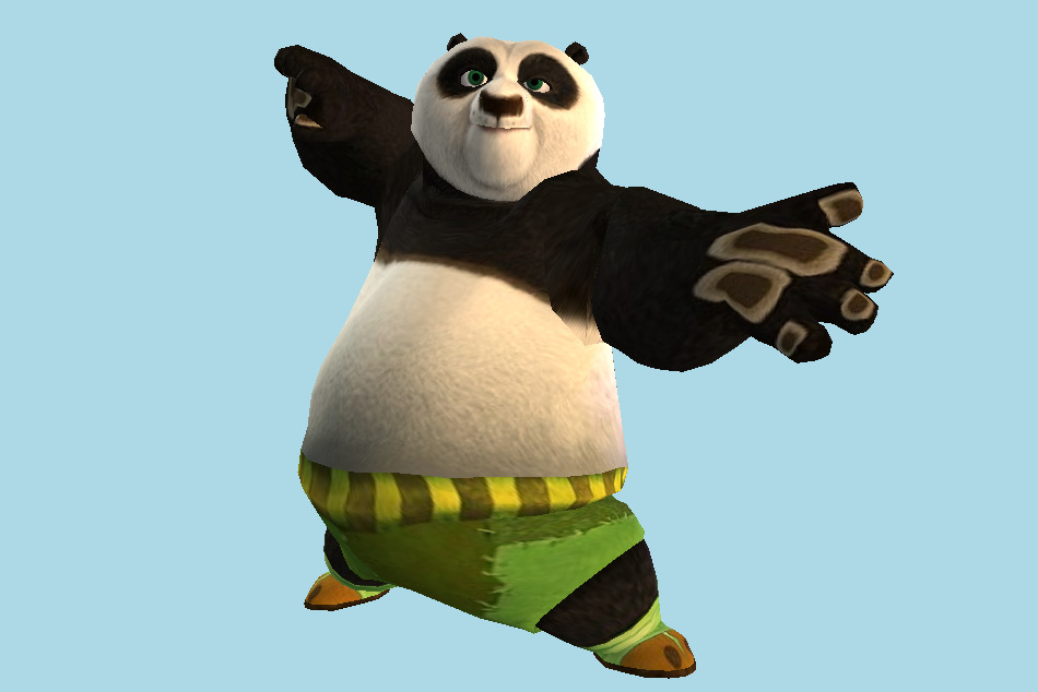 Kung Fu Panda 3d model