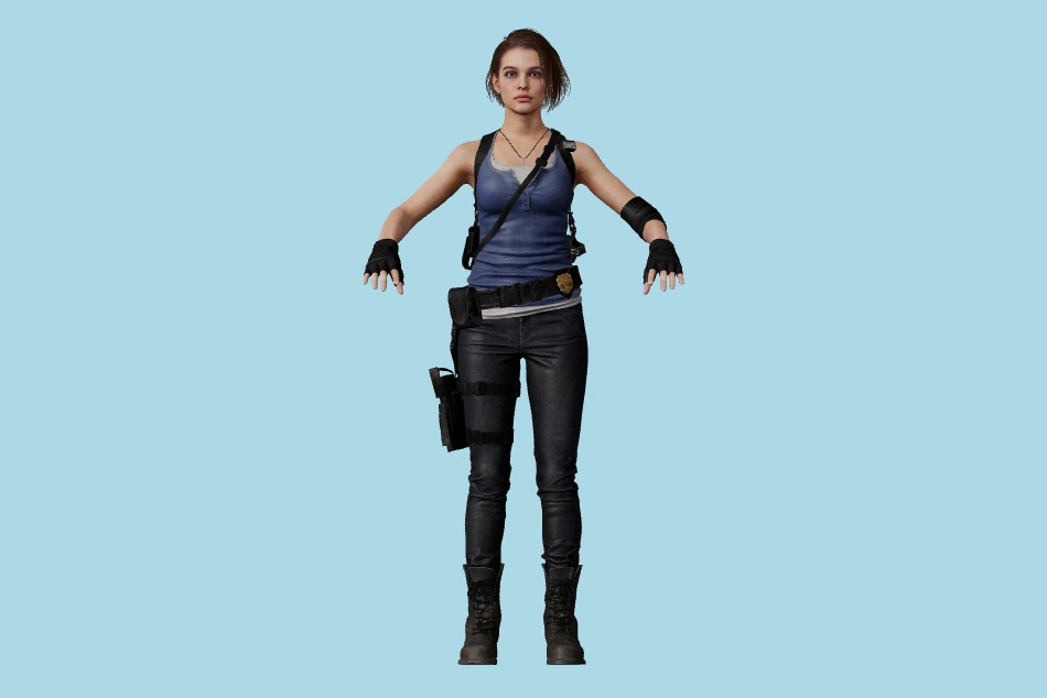 Resident Evil 3 (Remake) - Jill Valentine (Classic) 3d model