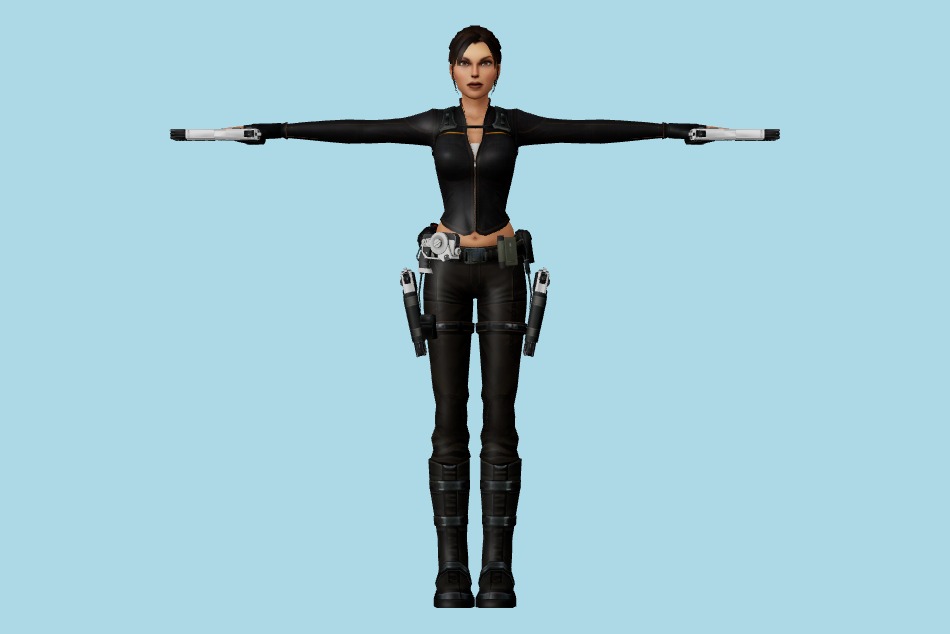 Tomb Raider: Underworld (Wii) - Lara Croft Jungle Heavy 3d model