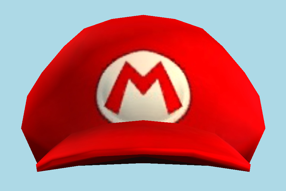 StreetPass Mii Plaza Mario Hat 3d model