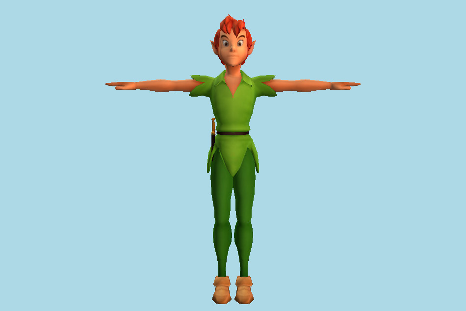 Kingdom Hearts Peter Pan 3d model