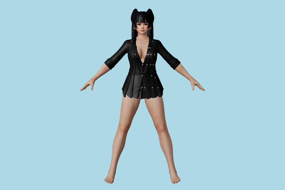 Rise and Shine Blouse - Nyotengu 3d model