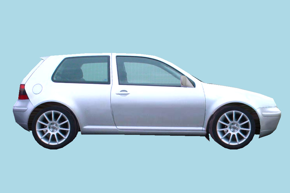 Low-poly Car 3d model