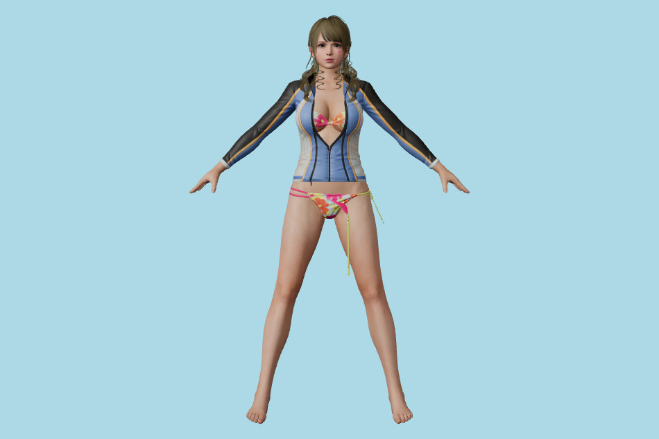 Surfing Venus - Monica 3d model
