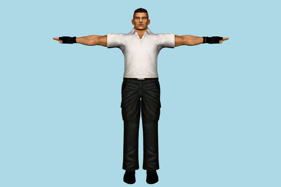 Dead or Alive 5 - Bayman 3d model