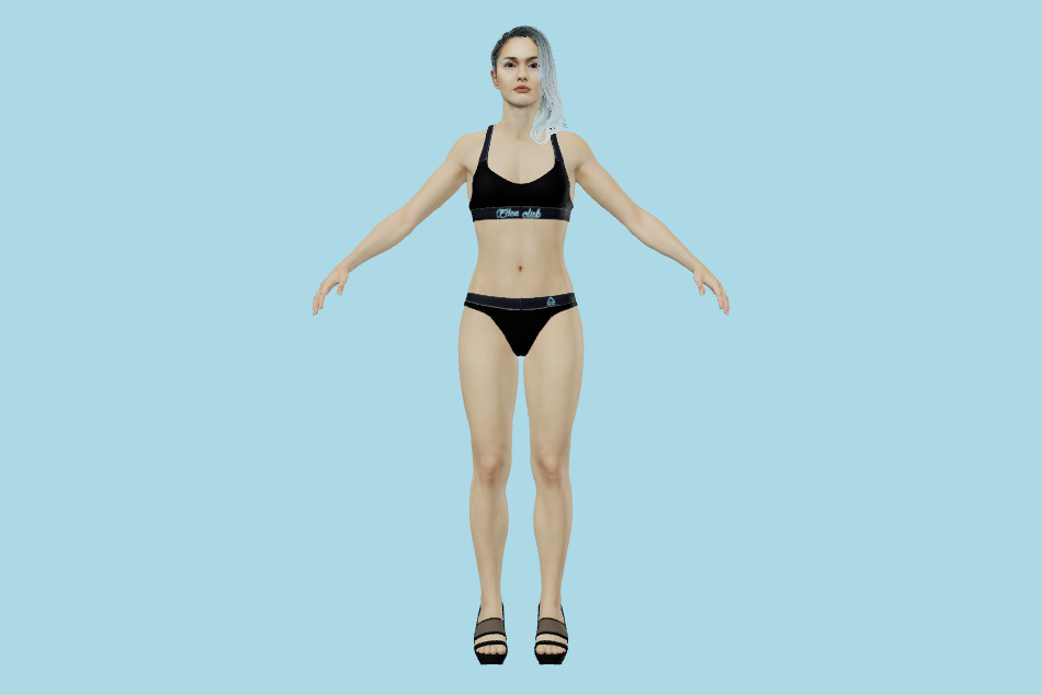 Detroit - Become Human - DBH Traci North Variant 3d model