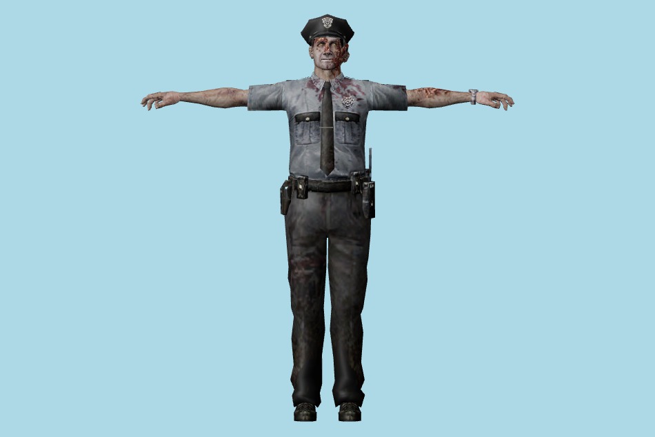 Resident Evil: Chronicles - Raccoon Zombies Pack 3d model