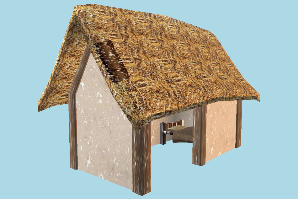 Small Hut 3d model