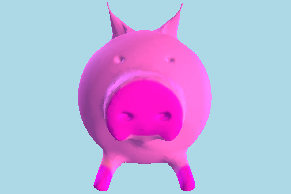 Pig Money-Box 3d model