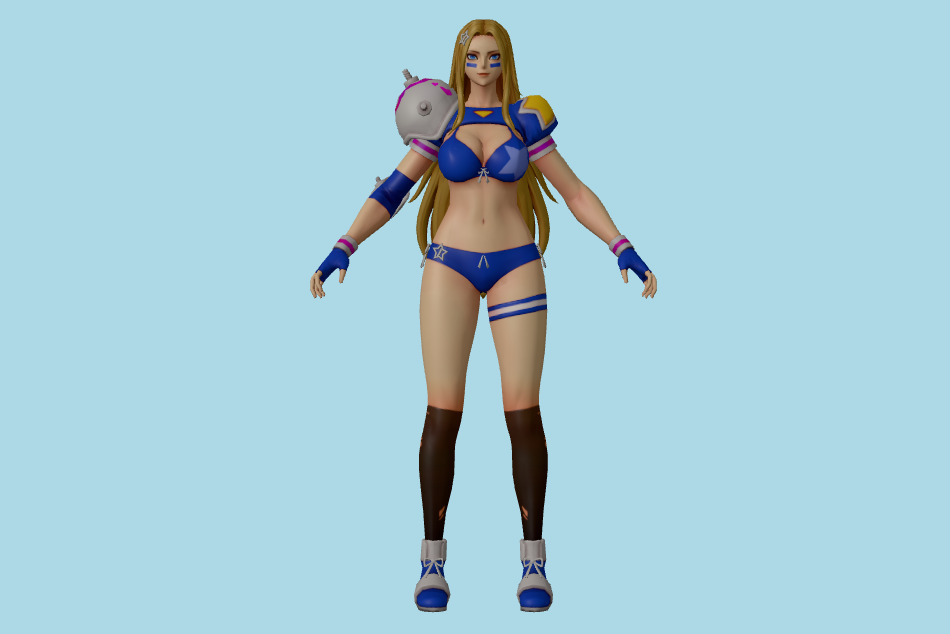 King of Fighters: All Star - KOF Brian (rule63) 3d model
