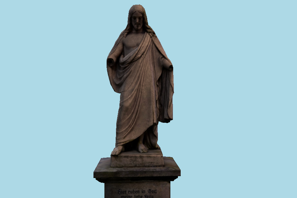 Jesus Statue 3d model
