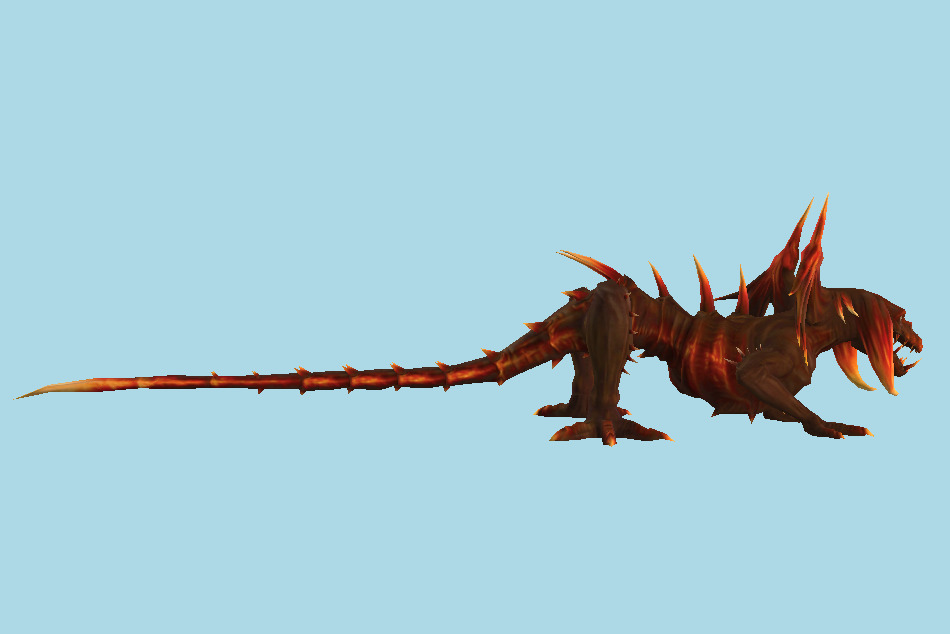 Mobius Final Fantasy Shadow Dragon 3d model
