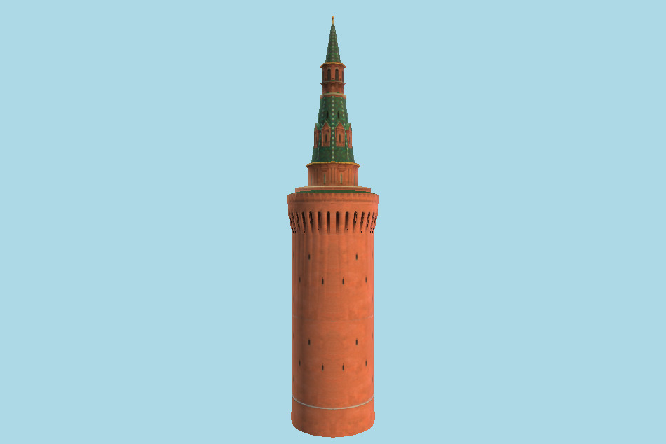 Kremlin Tower 3d model