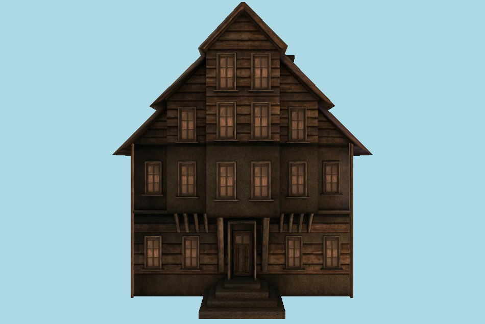 Big Old House 3d model