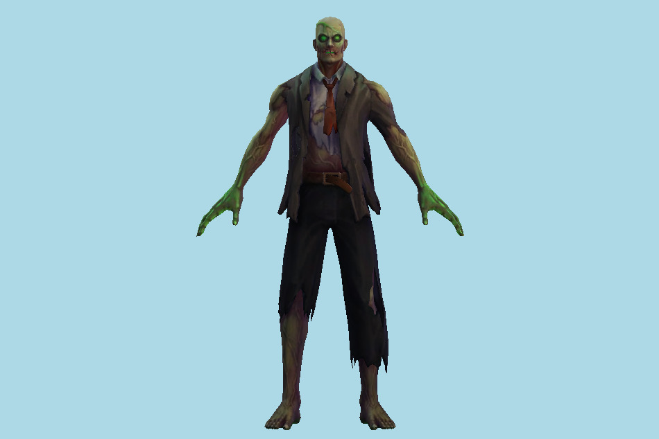 League of Legends Brand Zombie 3d model