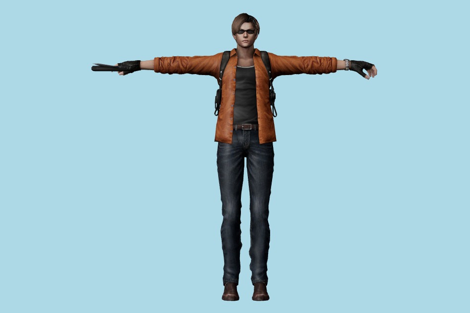 Resident Evil: Chronicles - RE Leon (Tourist) 3d model