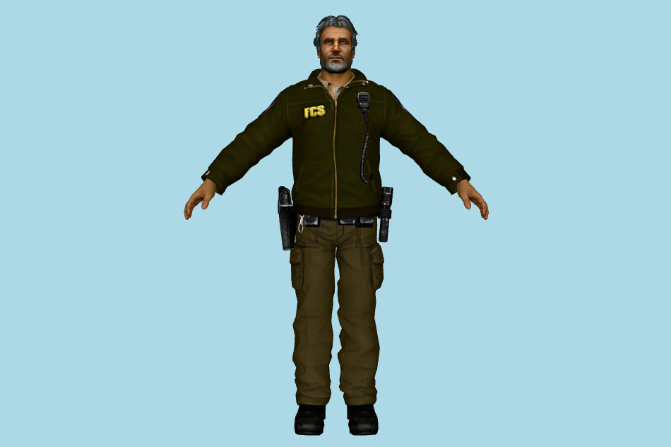 Raymond Sullivan 3d model