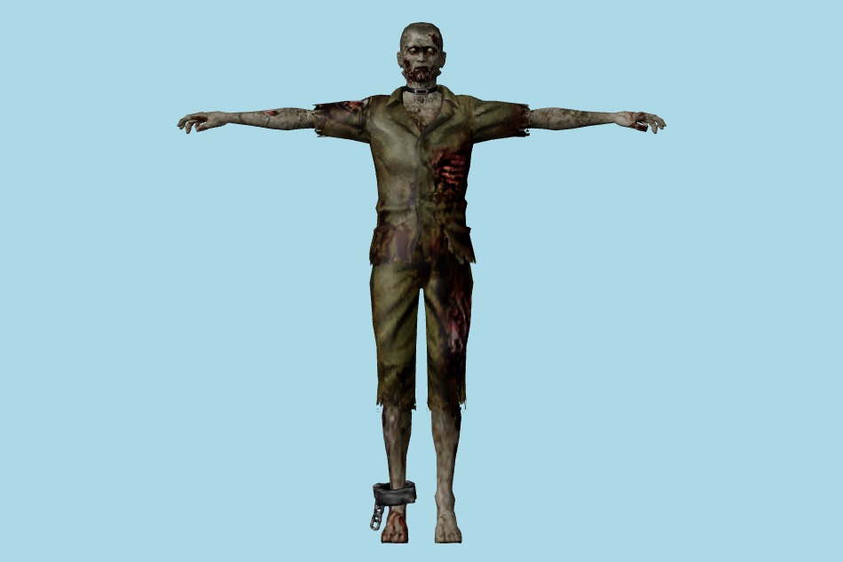 Resident Evil: Chronicles - CVX Zombies Pack 3d model