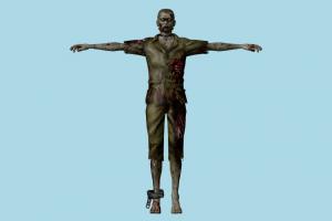 Prisoner Zombie Skinny Zombie-Skinny