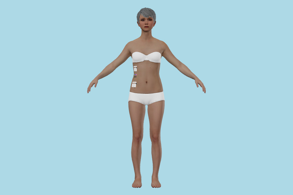 Detroit - Become Human - DBH Kara 3d model