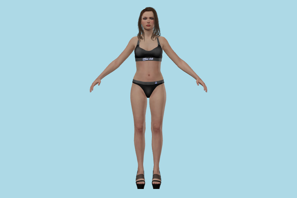 Detroit: Become Human - DBH Traci 3d model