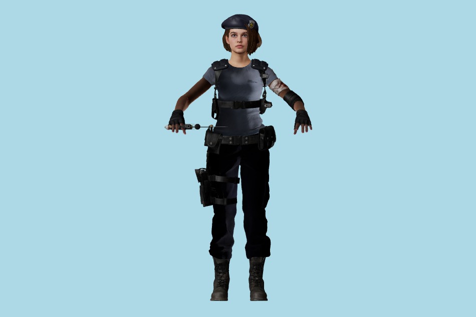 Resident Evil 3 - Jill Valentine 3d model
