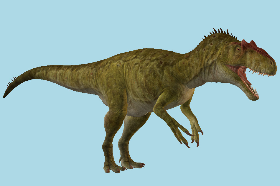 The Isle Marshland Allosaurus Dinosaur 3d model