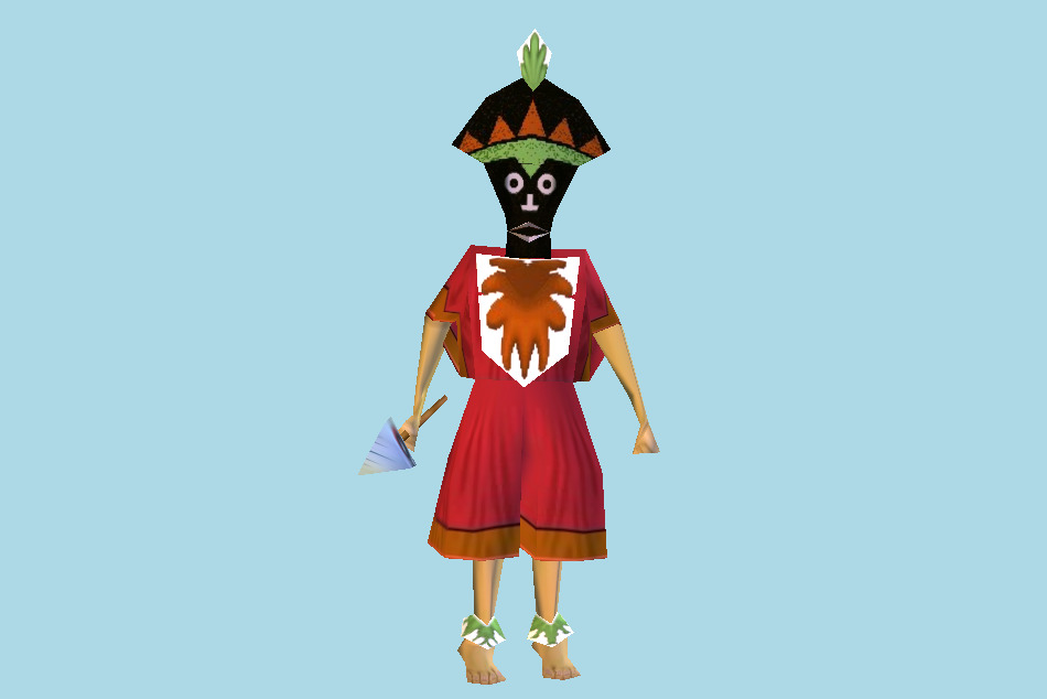 Scooby-Doo! Classic Creep Capers Witch Doctor 3d model
