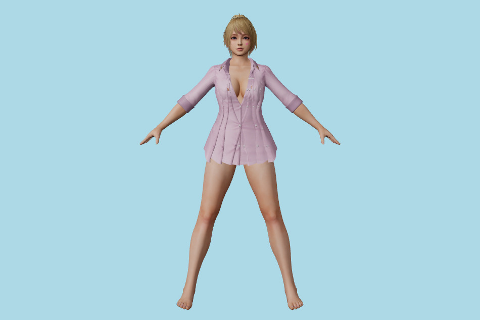 Rise and Shine Blouse - Yukino 3d model