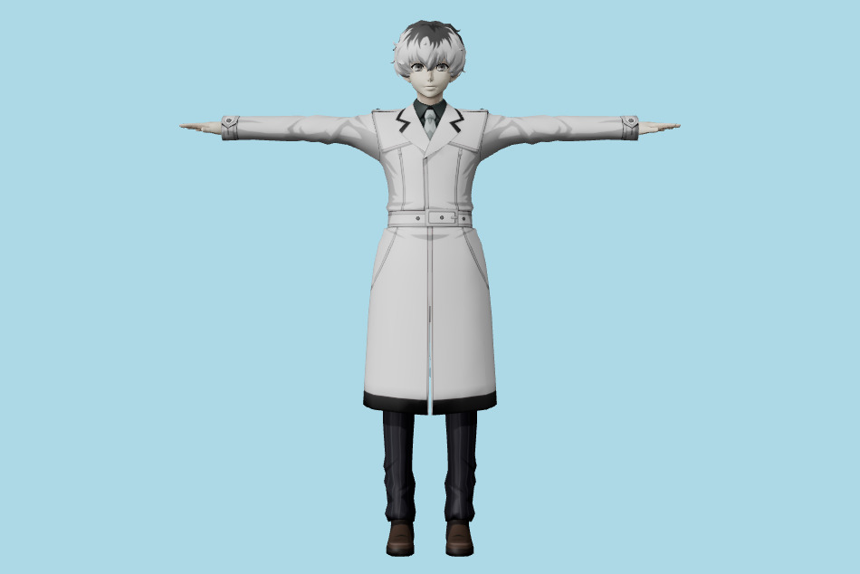 Tokyo Ghoul Re Birth - Haise Sasaki 3d model
