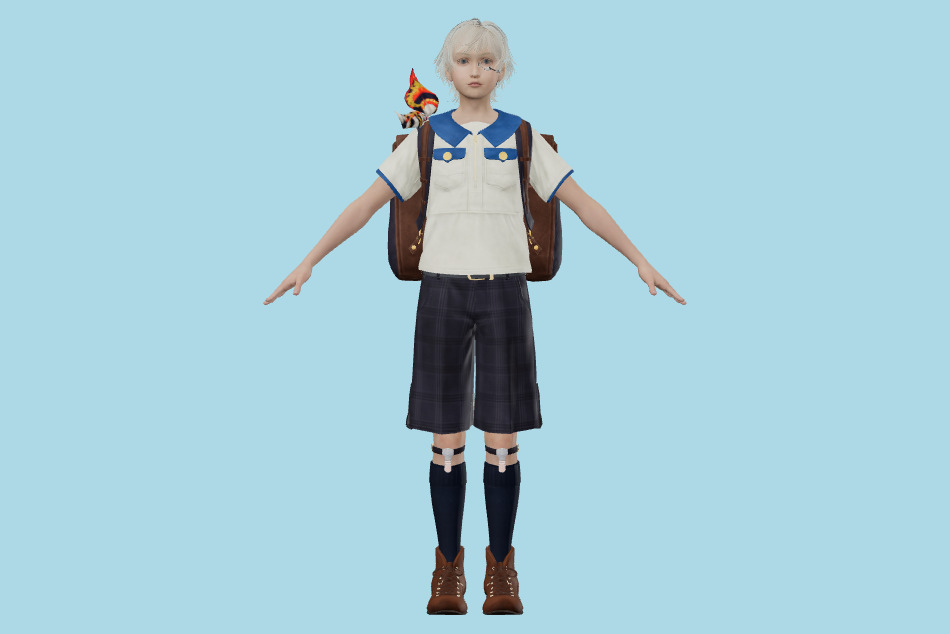 Final Fantasy VII Remake - FFVII Chadley 3d model