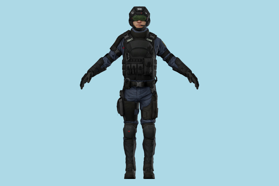 Detroit: Become Human - S.W.A.T. 3d model