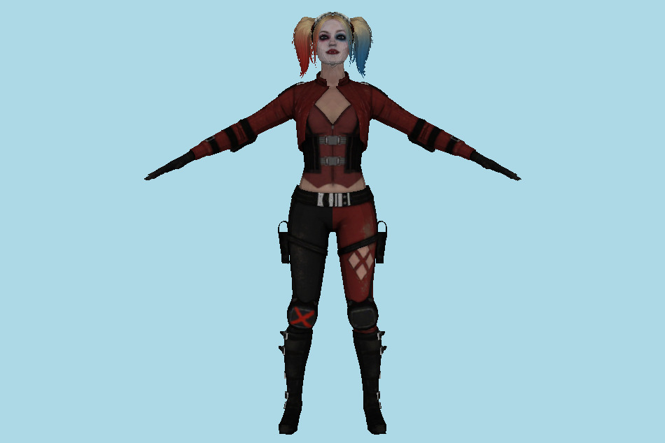 Injustice 2 - Harley Quinn 3d model