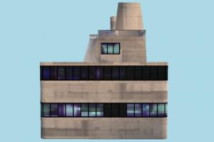 Building house, home, building, city, build, apartment, flat, residence, domicile, structure, lowpoly, skytower