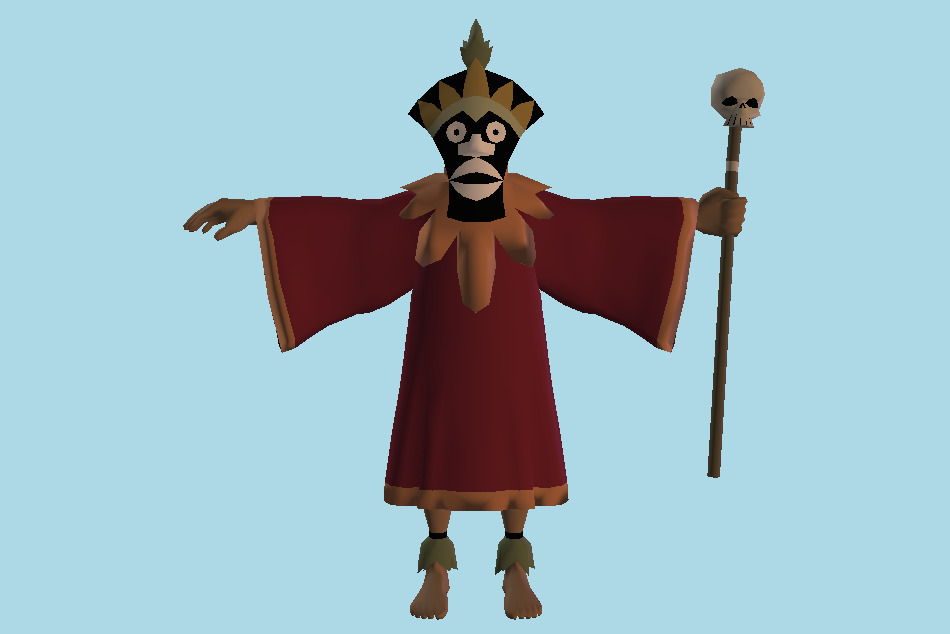 Scooby-Doo! Night of 100 Frights Witch Doctor 3d model