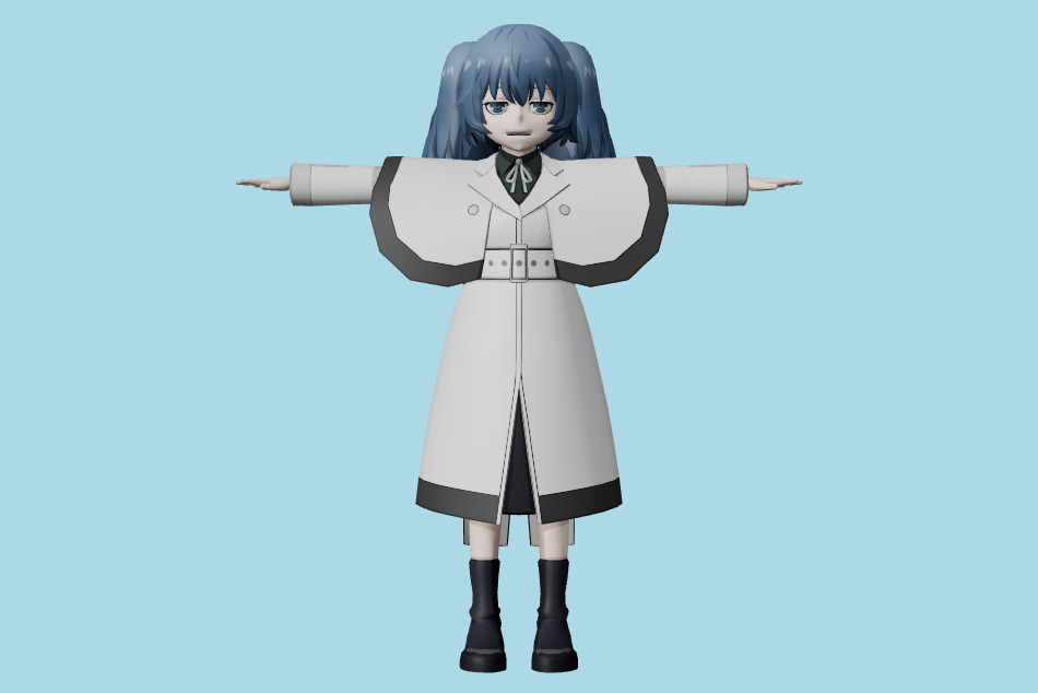 Tokyo Ghoul Re Birth - Saiko Yonebayashi 3d model
