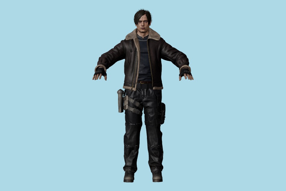 Resident Evil 4 (Remake) - RE4 Leon 3d model