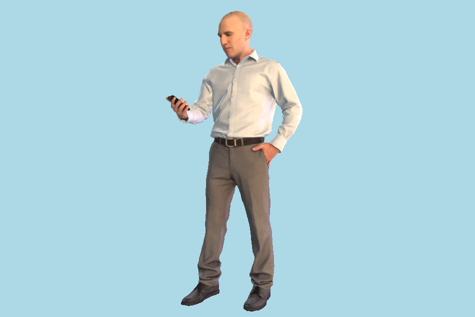 Office Guy 3d model