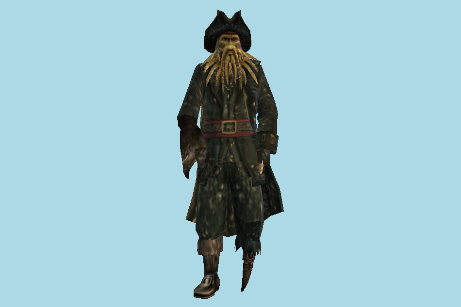 Davy Jones Pirate 3d model