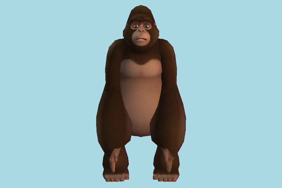 Kingdom Hearts Kala Monkey 3d model
