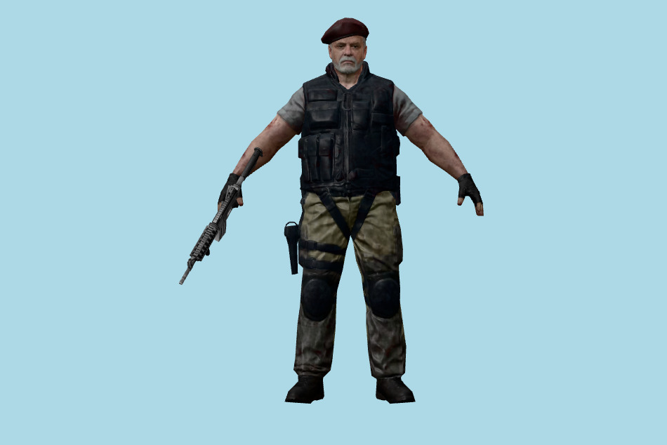 Resident Evil Survival Unit: Mikhail 3d model