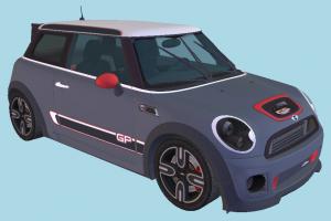 MINI John Cooper Mini-Cooper, MiniCooper, mini-car, car, vehicle, transport, carriage